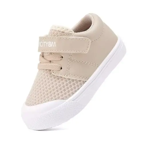 BMCiTYBM Baby Sneakers Girls Boys Lightweight Breathable Mesh First Walkers Shoes 6-24 Months - BMCITYBM