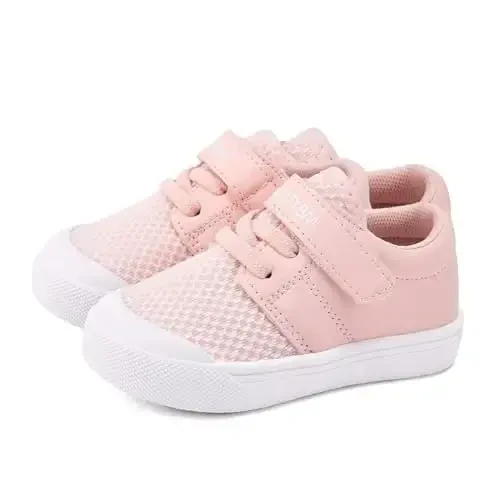 BMCiTYBM Baby Sneakers Girls Boys Lightweight Breathable Mesh First Walkers Shoes 6-24 Months - 3
