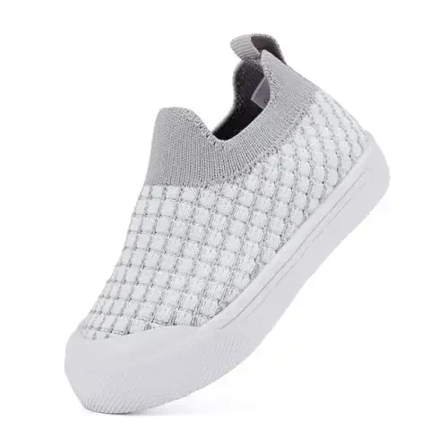 BMCiTYBM Baby Sneakers Girls Boys Lightweight Breathable Mesh First Walkers Shoes 6-24 Months 