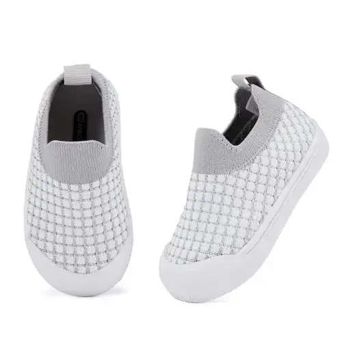 BMCiTYBM Baby Sneakers Girls Boys Lightweight Breathable Mesh First Walkers Shoes 6-24 Months - 4