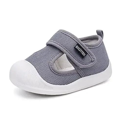 BMCiTYBM Baby Sneakers Girls Boys Lightweight Breathable Mesh First Walkers Shoes 6-24 Months 