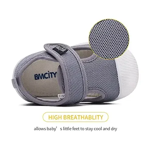 BMCiTYBM Baby Sneakers Girls Boys Lightweight Breathable Mesh First Walkers Shoes 6-24 Months - 3