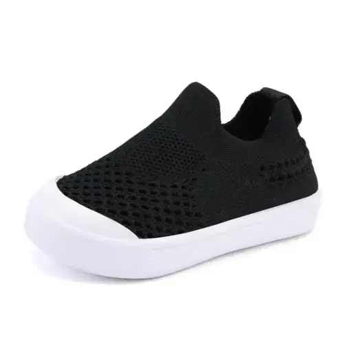 BMCiTYBM Baby Sneakers Girls Boys Lightweight Breathable Mesh First Walkers Shoes 6-24 Months 