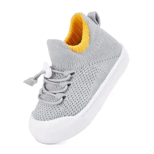 BMCiTYBM Baby Sneakers Girls Boys Lightweight Breathable Mesh First Walkers Shoes 6-24 Months - 1