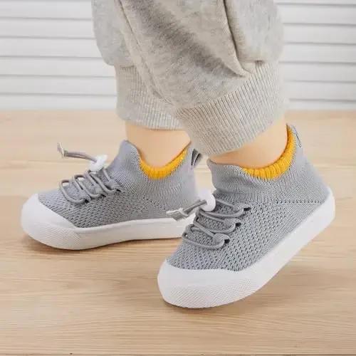 BMCiTYBM Baby Sneakers Girls Boys Lightweight Breathable Mesh First Walkers Shoes 6-24 Months - 2