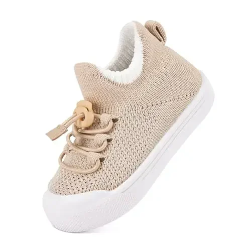 BMCiTYBM Baby Sneakers Girls Boys Lightweight Breathable Mesh First Walkers Shoes 6-24 Months - 1