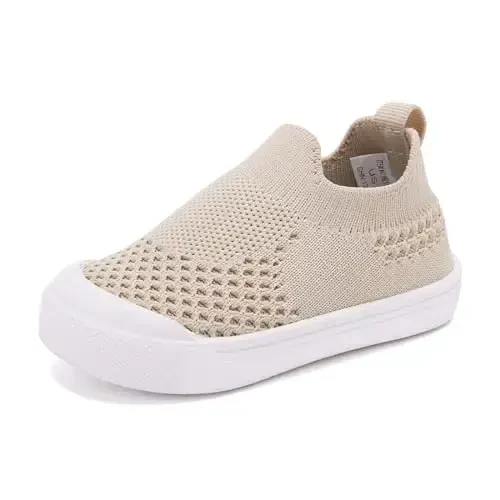 BMCiTYBM Baby Sneakers Girls Boys Lightweight Breathable Mesh First Walkers Shoes 6-24 Months - BMCITYBM