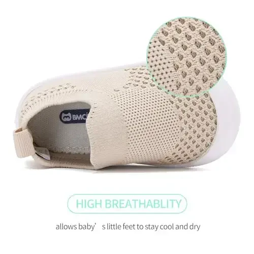 BMCiTYBM Baby Sneakers Girls Boys Lightweight Breathable Mesh First Walkers Shoes 6-24 Months - 4