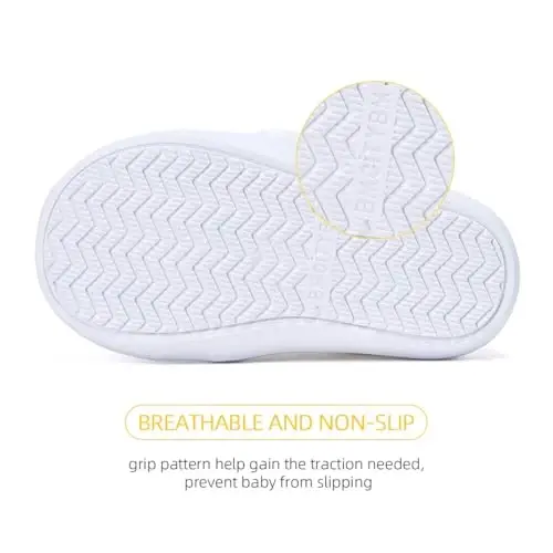BMCiTYBM Baby Sneakers Girls Boys Lightweight Breathable Mesh First Walkers Shoes 6-24 Months - 5