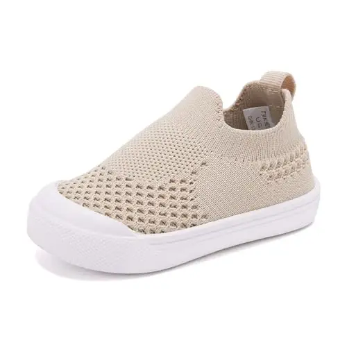 BMCiTYBM Baby Sneakers Girls Boys Lightweight Breathable Mesh First Walkers Shoes 6-24 Months 