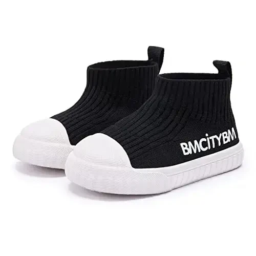 BMCiTYBM Baby Sneakers Qizlar Bolalar Yengil Nafas Oluvchi To'r Birinchi Yuruvchi Poyabzal 6-24 Oy - 5