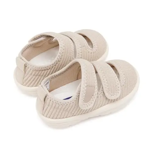 BMCiTYBM Baby Walking Shoes Infant Boy Girl First Walker Sneakers Breathable Lightweight Non-Slip Barefoot Shoes 6 9 12 18 24 Months - 5