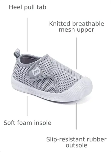 BMCiTYBM Baby Shoes Infant Boy Girl First Walker Shoes Toddler Walking Shoes Lightweight Non-Slip Sneakers for 6 9 12 18 24 Months 