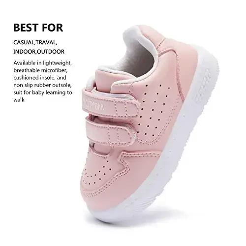 BMCiTYBM Baby Shoes Infant Boy Girl First Walker Shoes Toddler Walking Shoes Lightweight Non-Slip Sneakers for 6 9 12 18 24 Months - 3