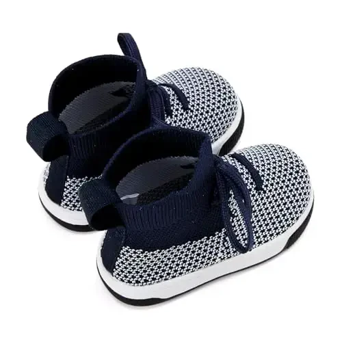 BMCiTYBM Baby Shoes Infant Boy Girl First Walker Shoes Toddler Walking Shoes Lightweight Non-Slip Sneakers for 6 9 12 18 24 Months - 5