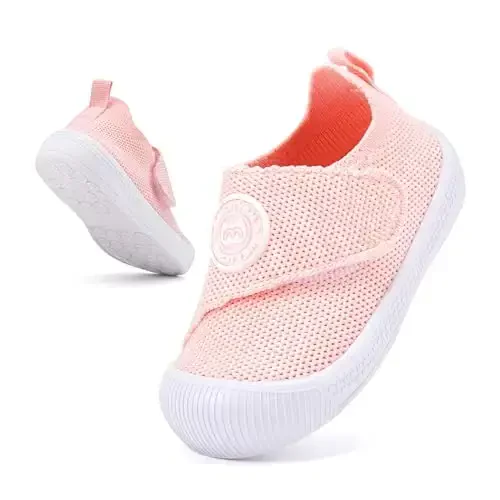 BMCiTYBM Baby Shoes Infant Boy Girl First Walker Shoes Toddler Walking Shoes Lightweight Non-Slip Sneakers for 6 9 12 18 24 Months - 3