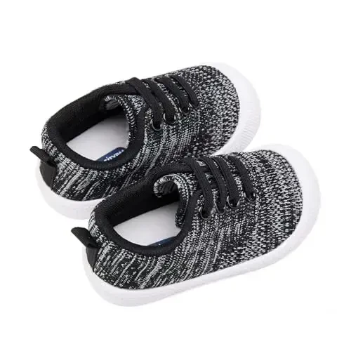 BMCiTYBM Baby Shoes Infant Boy Girl First Walker Shoes Toddler Walking Shoes Lightweight Non-Slip Sneakers for 6 9 12 18 24 Months - 4