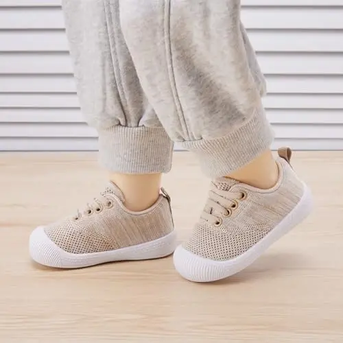 BMCiTYBM Baby Shoes Infant Boy Girl First Walker Shoes Toddler Walking Shoes Lightweight Non-Slip Sneakers for 6 9 12 18 24 Months - 2