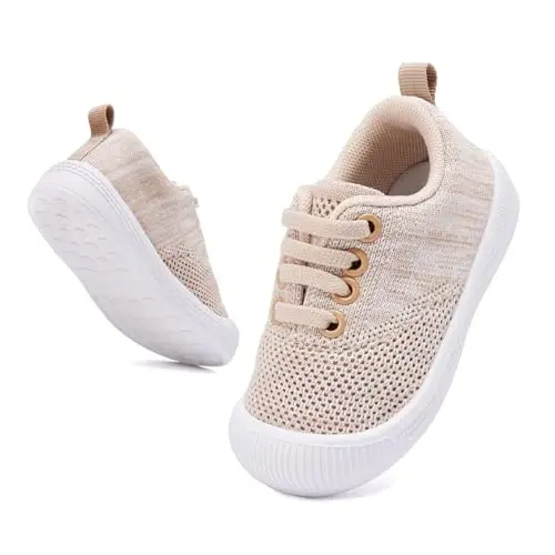 BMCiTYBM Baby Shoes Infant Boy Girl First Walker Shoes Toddler Walking Shoes Lightweight Non-Slip Sneakers for 6 9 12 18 24 Months - 5
