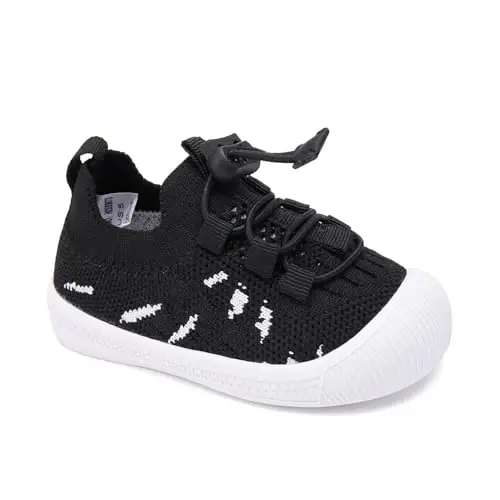 BMCiTYBM Baby Shoes Infant Boy Girl First Walker Shoes Toddler Walking Shoes Lightweight Non-Slip Sneakers for 6 9 12 18 24 Months - 1