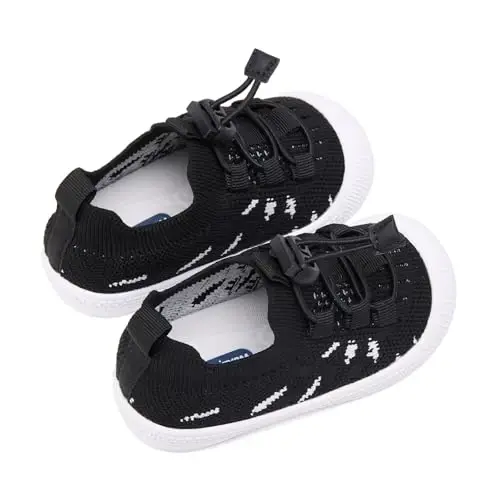 BMCiTYBM Baby Shoes Infant Boy Girl First Walker Shoes Toddler Walking Shoes Lightweight Non-Slip Sneakers for 6 9 12 18 24 Months - 5