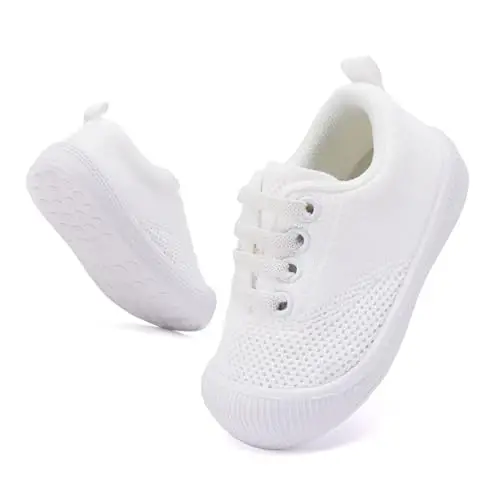 BMCiTYBM Baby Shoes Infant Boy Girl First Walker Shoes Toddler Walking Shoes Lightweight Non-Slip Sneakers for 6 9 12 18 24 Months - 5