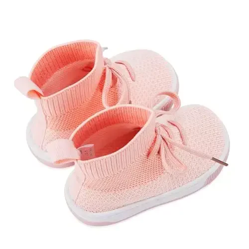 BMCiTYBM Baby Shoes Infant Boy Girl First Walker Shoes Toddler Walking Shoes Lightweight Non-Slip Sneakers for 6 9 12 18 24 Months - 5