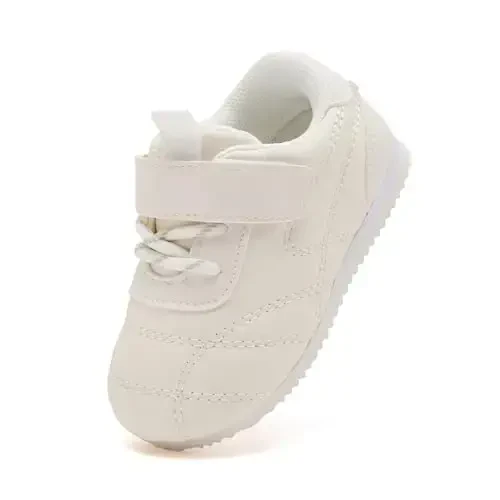 BMCiTYBM Baby Shoes Infant Boy Girl First Walker Shoes Toddler Walking Shoes Lightweight Non-Slip Sneakers for 6 9 12 18 24 Months - 1