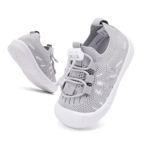 BMCiTYBM Baby Shoes Infant Boy Girl First Walker Shoes Toddler Walking Shoes Lightweight Non-Slip Sneakers for 6 9 12 18 24 Months - 4