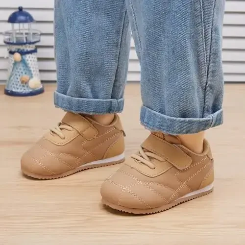 BMCiTYBM Baby Shoes Infant Boy Girl First Walker Shoes Toddler Walking Shoes Lightweight Non-Slip Sneakers for 6 9 12 18 24 Months - 2
