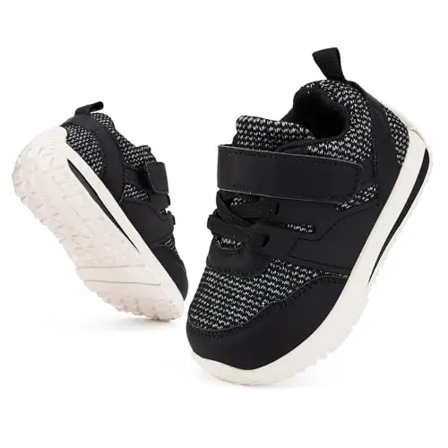 BMCiTYBM Baby Shoes Infant Boy Girl First Walking Shoes Toddler Lightweight Non-Slip Tennis Sneakers for 6 9 12 18 24 Months - 5