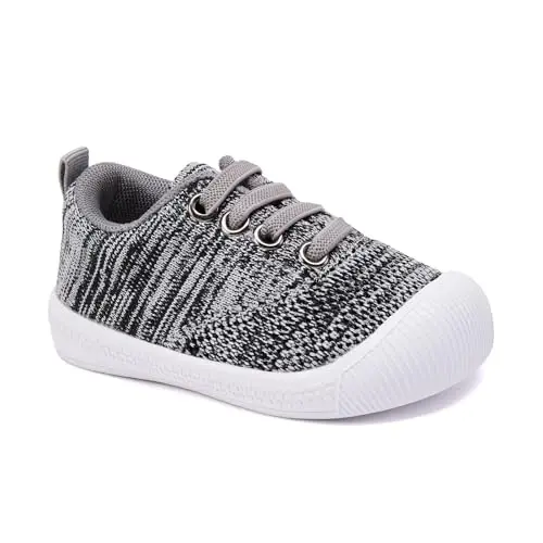 BMCiTYBM Baby Shoes Infant Boy Girl First Walker Shoes Toddler Walking Shoes Lightweight Non-Slip Sneakers for 6 9 12 18 24 Months - 1