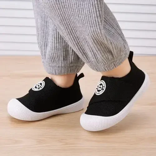 BMCiTYBM Baby Shoes Infant Boy Girl First Walker Shoes Toddler Walking Shoes Lightweight Non-Slip Sneakers for 6 9 12 18 24 Months - 2