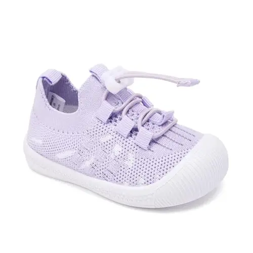 BMCiTYBM Baby Shoes Infant Boy Girl First Walker Shoes Toddler Walking Shoes Lightweight Non-Slip Sneakers for 6 9 12 18 24 Months - 1