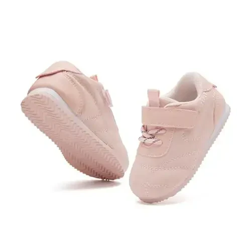 BMCiTYBM Baby Shoes Infant Boy Girl First Walker Shoes Toddler Walking Shoes Lightweight Non-Slip Sneakers for 6 9 12 18 24 Months - 5