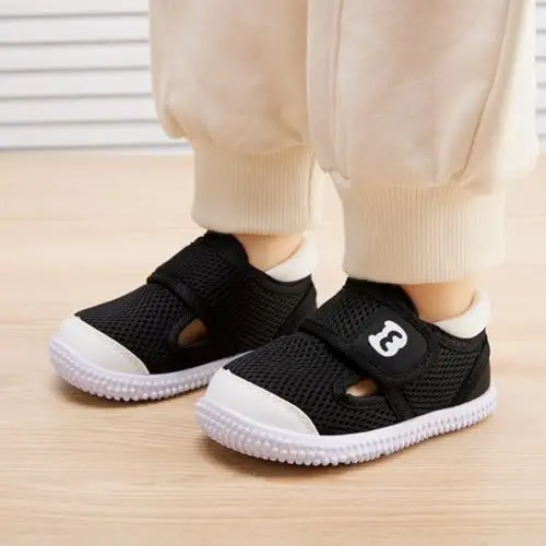 BMCiTYBM Baby Shoes Boy Girl Infant Sneakers Non-Slip First Walkers 6 9 12 18 24 Months - 2
