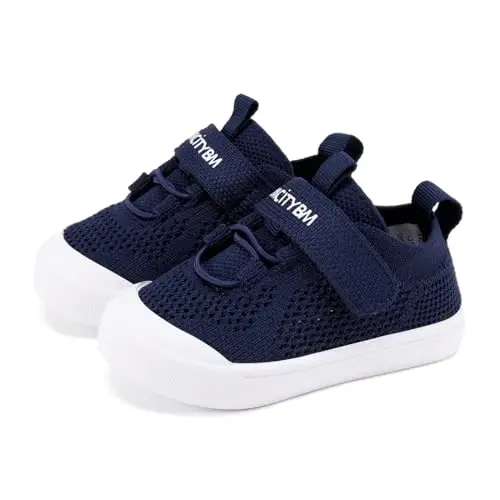 BMCiTYBM Baby Shoes Boy Girl Infant Sneakers Non-Slip First Walkers 6 9 12 18 24 Months - 3