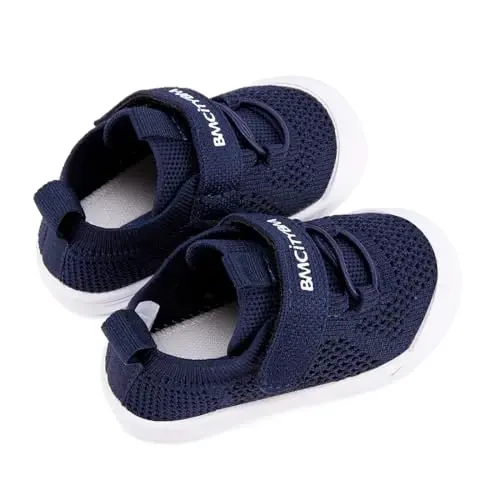 BMCiTYBM Baby Shoes Boy Girl Infant Sneakers Non-Slip First Walkers 6 9 12 18 24 Months - 5