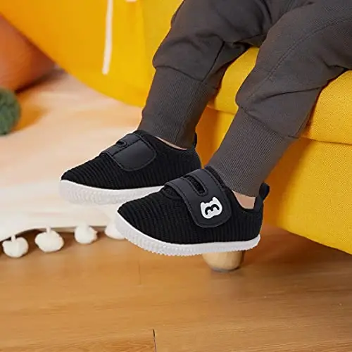 BMCiTYBM Baby Shoes Boy Girl Infant Sneakers Non-Slip First Walkers 6 9 12 18 24 Months - 3