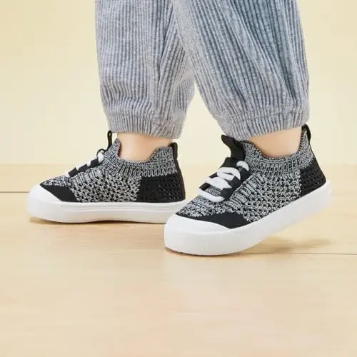 BMCiTYBM Baby Shoes Boy Girl Infant Sneakers Non-Slip First Walkers 6 9 12 18 24 Months - 2