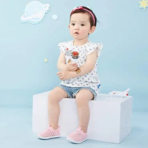 BMCiTYBM Baby Shoes Boy Girl Infant Sneakers Non-Slip First Walkers 6 9 12 18 24 Months - 2