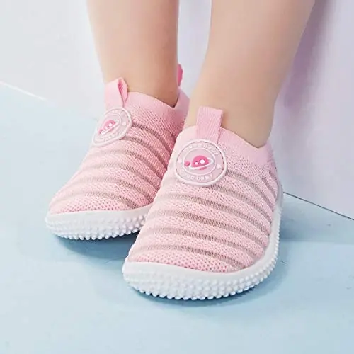 BMCiTYBM Baby Shoes Boy Girl Infant Sneakers Non-Slip First Walkers 6 9 12 18 24 Months - 3