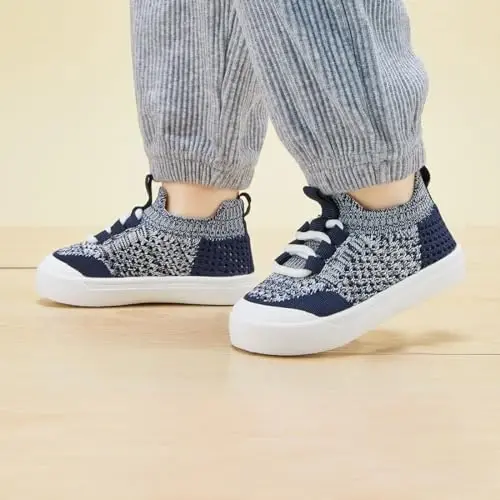 BMCiTYBM Baby Shoes Boy Girl Infant Sneakers Non-Slip First Walkers 6 9 12 18 24 Months - 2