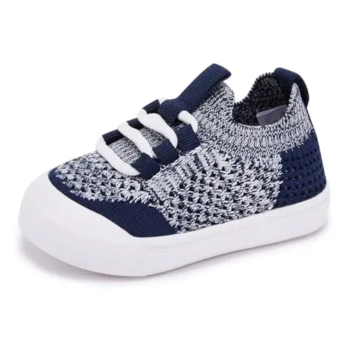 BMCiTYBM Baby Shoes Boy Girl Infant Sneakers Non-Slip First Walkers 6 9 12 18 24 Months - 4