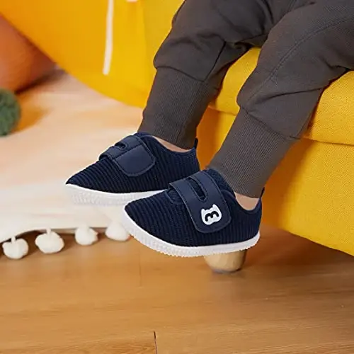 BMCiTYBM Baby Shoes Boy Girl Infant Sneakers Non-Slip First Walkers 6 9 12 18 24 Months - 3