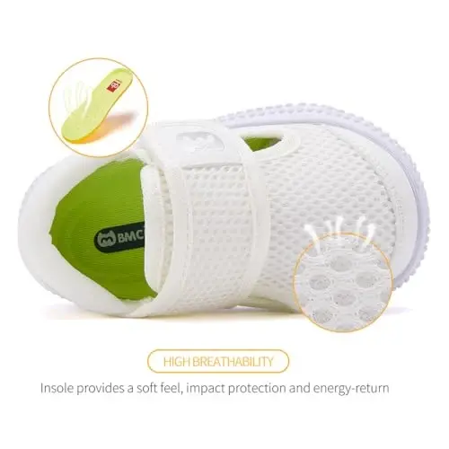 BMCiTYBM Baby Shoes Boy Girl Infant Sneakers Non-Slip First Walkers 6 9 12 18 24 Months - 3