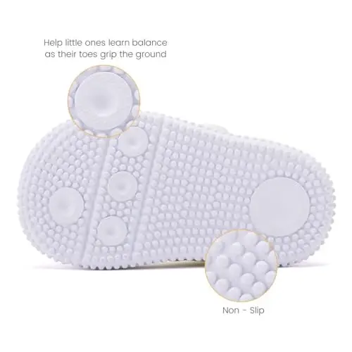 BMCiTYBM Baby Shoes Boy Girl Infant Sneakers Non-Slip First Walkers 6 9 12 18 24 Months - 5