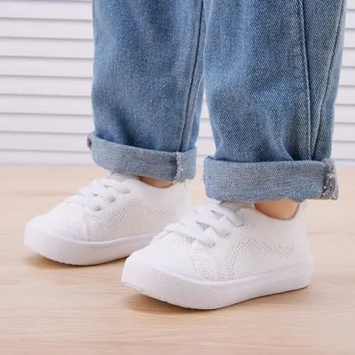 BMCiTYBM Baby Shoes Boy Girl Infant Sneakers Non-Slip First Walkers 6 9 12 18 24 Months - 3