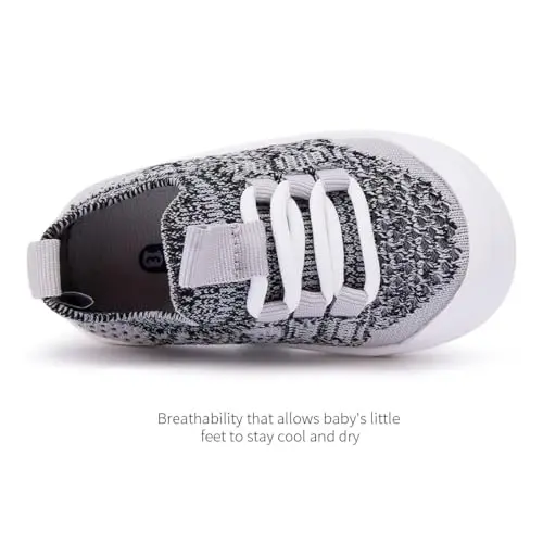 BMCiTYBM Baby Shoes Boy Girl Infant Sneakers Non-Slip First Walkers 6 9 12 18 24 Months - 3