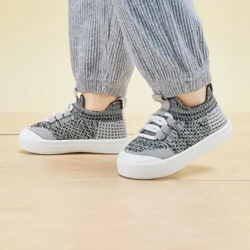 BMCiTYBM Baby Shoes Boy Girl Infant Sneakers Non-Slip First Walkers 6 9 12 18 24 Months - 2